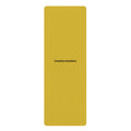 CreativeHustleCo Two-Tone Non-Slip Yoga Mat~Yellow/Black Practice Mat