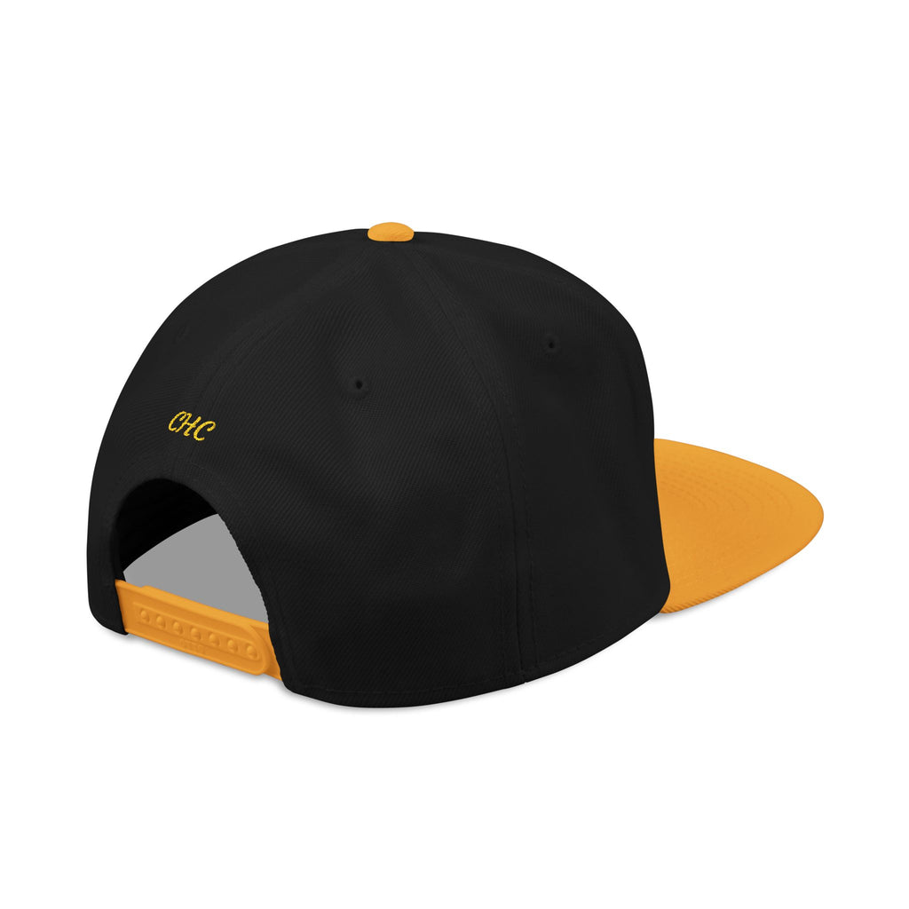 CreativeHustleCo Signature Snapback ~ Two-Tone Embroidered Hat