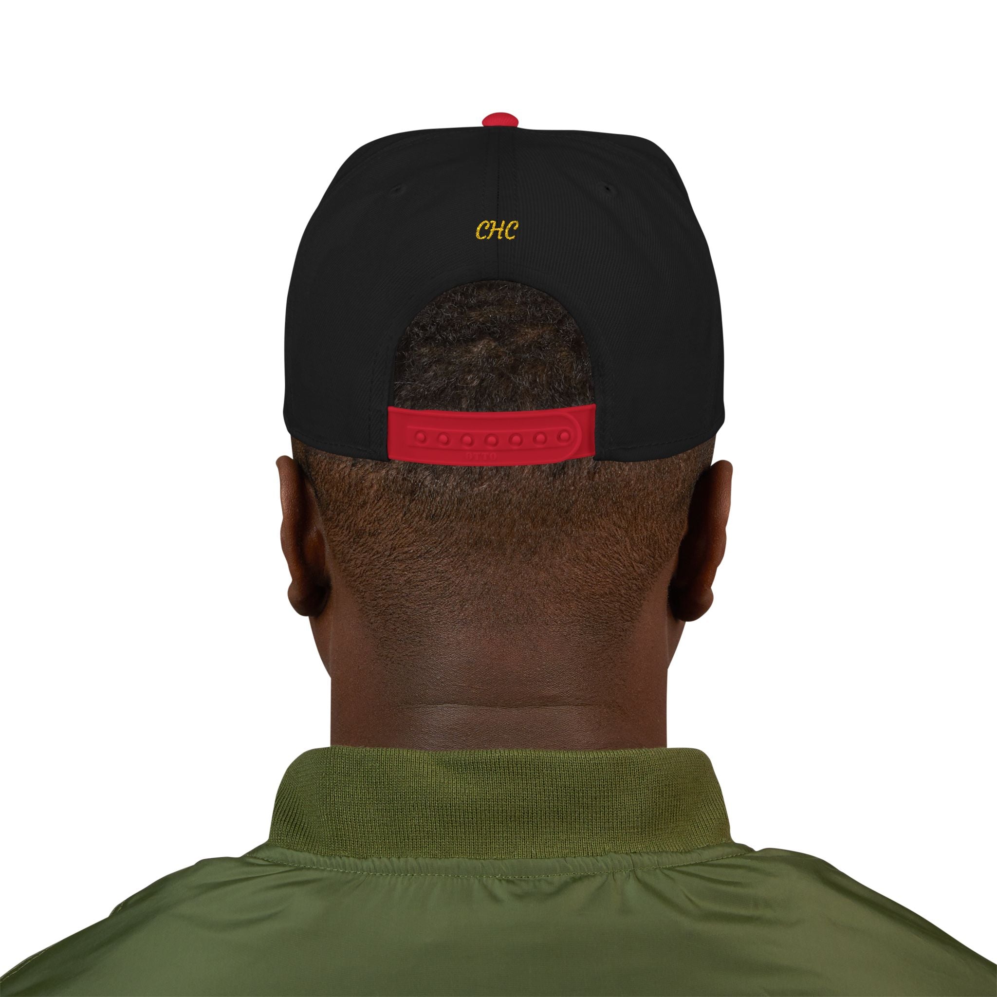 CreativeHustleCo Signature Snapback ~ Two-Tone Embroidered Hat