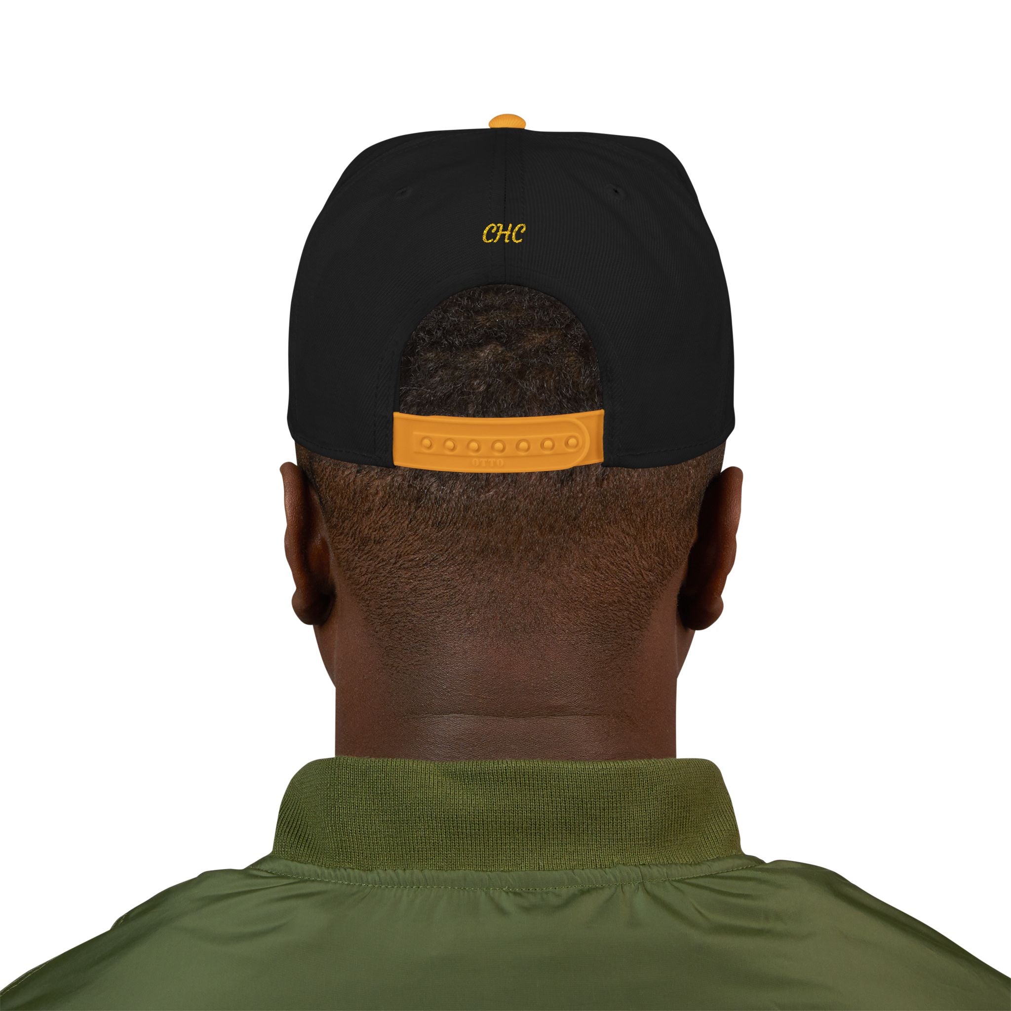 CreativeHustleCo Signature Snapback ~ Two-Tone Embroidered Hat