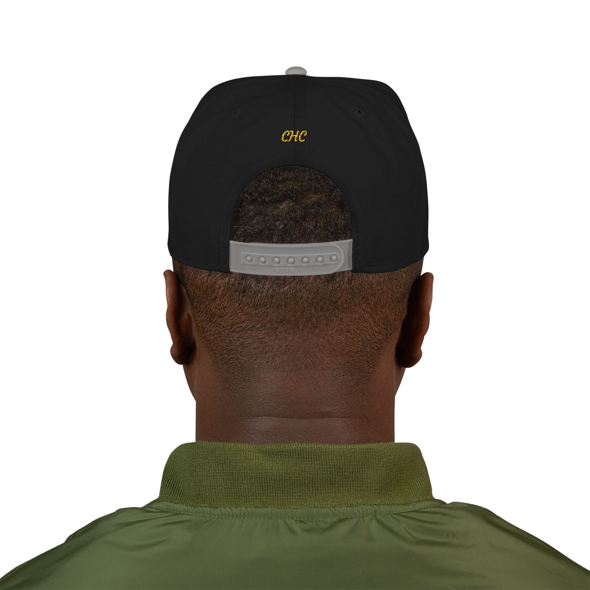 CreativeHustleCo Signature Snapback ~ Two-Tone Embroidered Hat