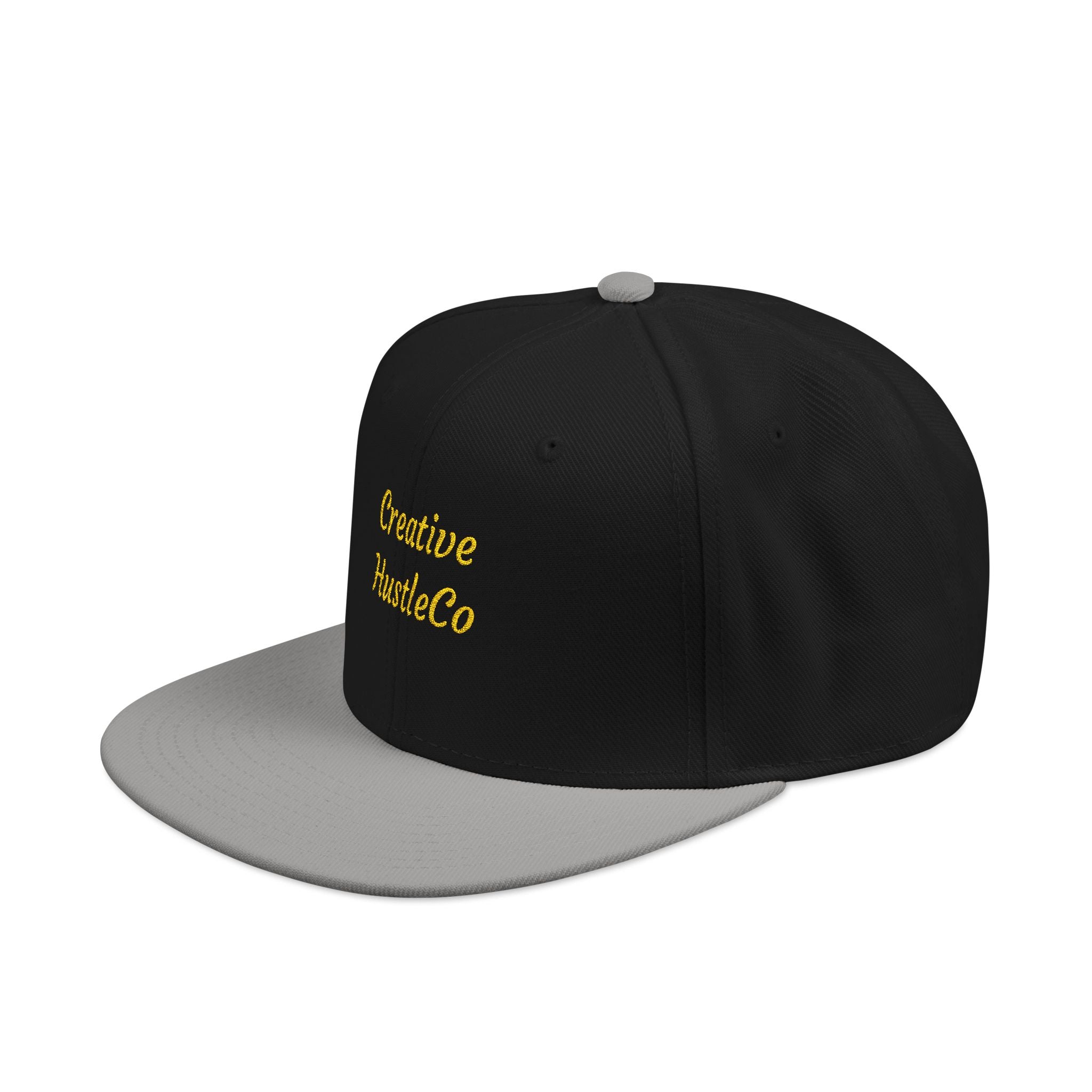 CreativeHustleCo Signature Snapback ~ Two-Tone Embroidered Hat