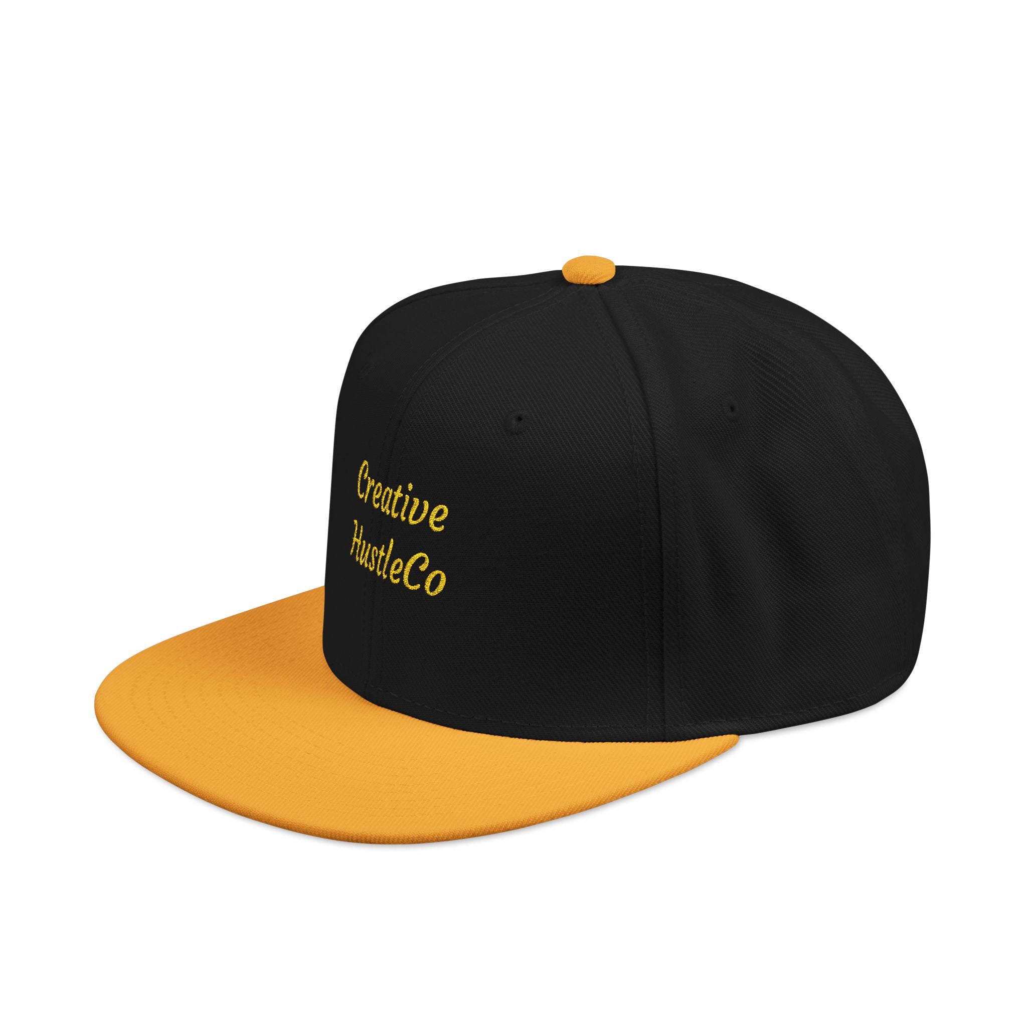 CreativeHustleCo Signature Snapback ~ Two-Tone Embroidered Hat